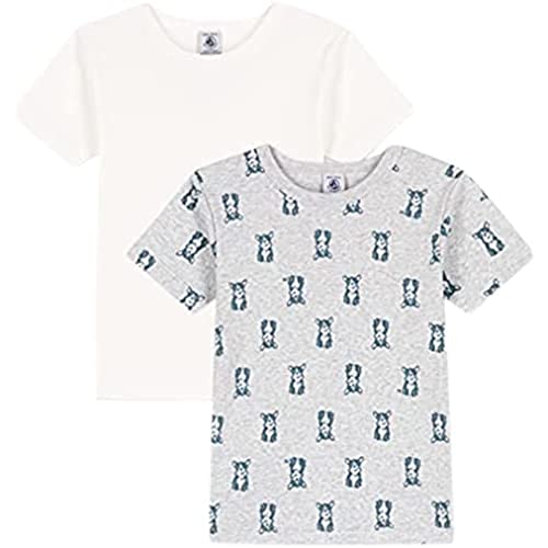 Petit Bateau JungenKurzarm-T-Shirt (2er Pack) , Variante 1, 8 Jahre im Sale