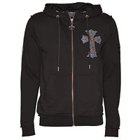 Thumbnail for Roberto Geissini Herren Sweatjacke - Blue Cross 2 im Sale