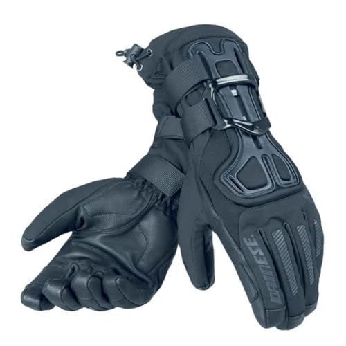 Dainese Erwachsene Skiprotektor D-Impact 13 D-Dry Gloves Snowboard Handschuhe mit Protektor, Schwarz/Carbon, im Sale