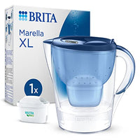 Thumbnail for BRITA Wasserfilter Kanne Marella XL blau (3,5l) inkl. 1x MAXTRA PRO All-in-1 Kartusche – Wasser Filter zur Reduzierung von Kalk, Chlor, Blei, Kupfer & geschmacksstörenden Stoffen im Wasser im Sale