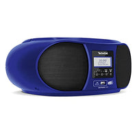 Thumbnail for TechniSat Viola CD-1 - tragbarer Stereo CD-Player, Boombox mit praktischem Tragegriff (Radio für Kinder, UKW Radiotuner, Bluetooth-Empfang, 2 x 1 W RMS-Leistung, Netz- und Batteriebetrieb) schwarz im Sale