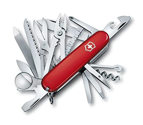 Victorinox Schweizer Taschenmesser, Swiss Champ, Multitool, Swiss Army Knife mit 33 Funktionen, Klinge, Korkenzieher, Mini-Schraubendreher 1.5 mm im Sale