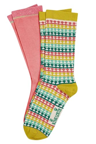 King Louie Damen Socken 2 Paare im Set Boyd (DE/NL/SE/PL, Numerisch, 35, 38, Regular, Regular, 883 Light Yellow) im Sale