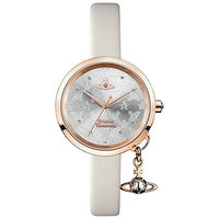 Thumbnail for Vivienne Westwood Limited Exclusive Bow Damenuhr Rose Gold Stahlgehäuse mit cremefarbenem Lederband VV139WGYCM 32 mm im Sale