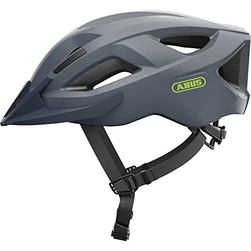 ABUS Allround-Fahrradhelm Aduro 2.1 - in sportivem Design für den Stadtverkehr, Landstraßen und Trails - für Damen und Herren - Dunkelblau Matt, Größe M im Sale