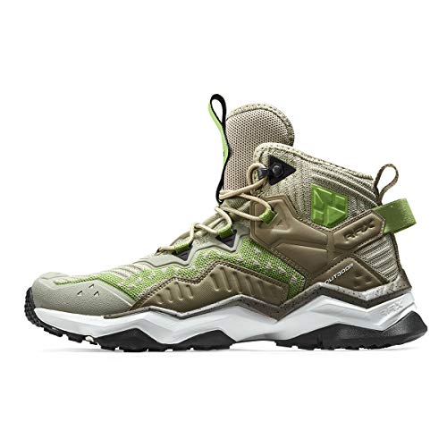 RAX Jungle Wolf Wasserdichter Wanderschuh für Herren, Camping, Rucksackreisen, Khaki, 44.5 EU im Sale