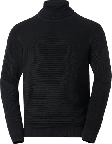 Otto Kern Pullover Herren, Rollkragenpullover aus 100% Baumwolle, Strickpullover, Pulli Herren mit luxuriöser Reiskorn-Optik, zeitlos & hochwertig, Petrol, Gr. im Sale