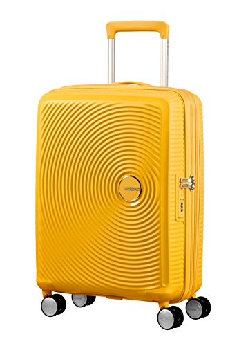 American Tourister Soundbox - Spinner Erweiterbar Handgepäck, 55 cm, 41 L, Gelb (Golden Yellow) im Sale