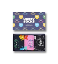 Thumbnail for Happy Socks Unisex 3-Pack Mixed Cat Gift Set Socken, Multi, (3er Pack) im Sale