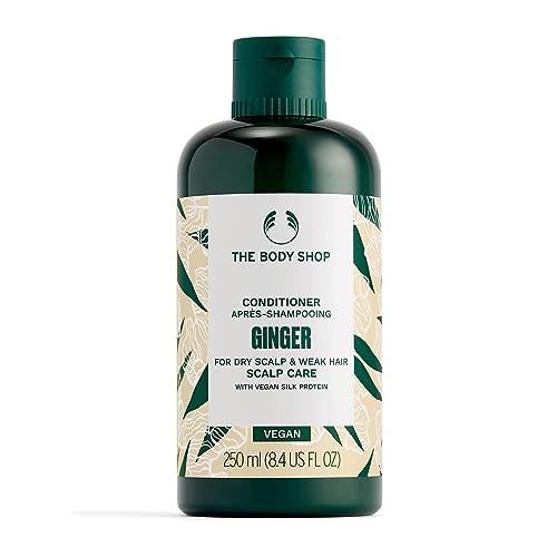 The Body Shop Ginger Scalp Care Conditioner für trockene Kopfhaut & schwaches Haar, vegan, 250 ml im Sale