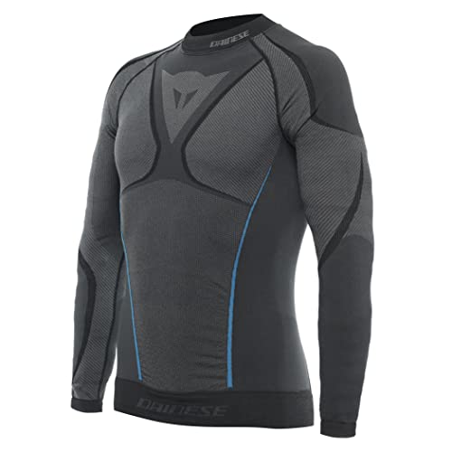 Dainese Herren Dry LS Baselayer-Shirt, Schwarz/Blau, im Sale