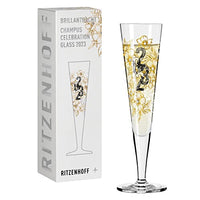 Thumbnail for RITZENHOFF 1079013 Champagnerglas 200 ml - Brillantnacht Champagner 2023 - Designerstück mit Echt-Gold - Made in Germany im Sale