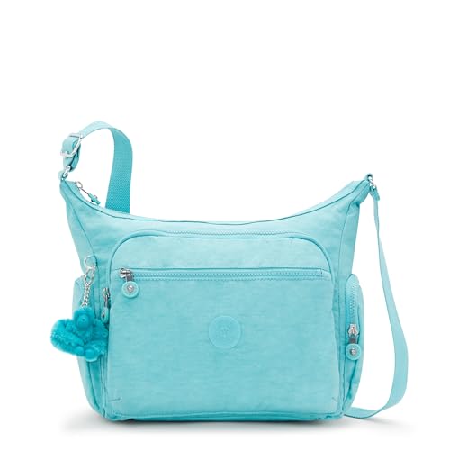 Kipling GABBIE Mittelgroße Umhängetasche, Deepest Aqua (Blau) im Sale