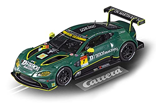 Carrera Digital 132 I Aston Martin Vantage GT3 D-Station Racing No.7 I Auto für Rennbahn | Rennbahnen und lizensierte Slotcars | bis zu 6 Spieler | Für Jungs & Mädchen ab 8 Jahren & Erwachsene