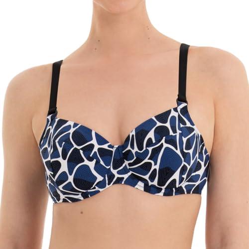 Anita - Blue Depths - Bikini-Top (44G Schwarz/Pool Blue) im Sale