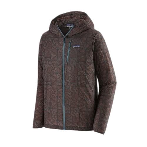 Patagonia Men's Houdini Jacket Ice Geo/Abal Blue (48) im Sale