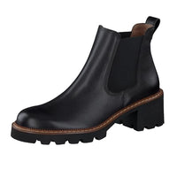 Thumbnail for Paul Green Damen Chelsea-Boots, Frauen Chelsea Boots,Schlupfstiefel,Stiefel,Bootee,Booties,halbstiefel,Kurzstiefel,Schwarz (Black),37.5 EU / 4.5 UK im Sale