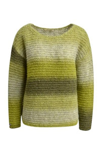 Thumbnail for SMITH & SOUL Gradient Net Pullover in Grün, im Sale