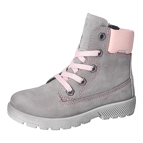 RICOSTA Mädchen Stiefel THEA,Kinder Boots,WMS:Mittel,lose Einlage, TEX,uebergangsstiefel,uebergangsschuhe,Booties,Graphit (450),28 EU im Sale