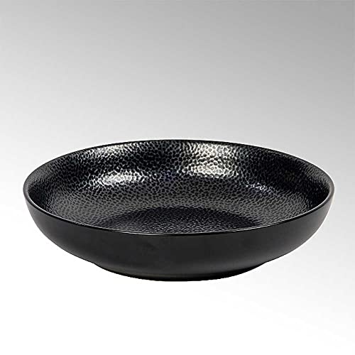 Lambert Kaori PASTATELLER SCHW. METALLIC/ROCHEN Stoneware im Sale