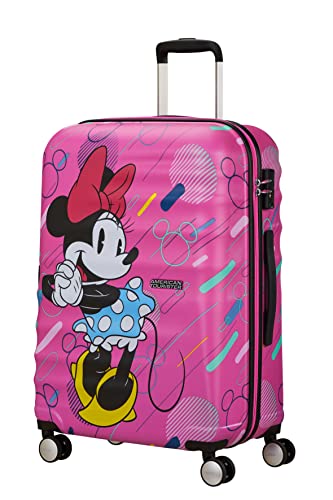 American Tourister Wavebreaker Disney - Spinner L, Kindergepäck, 77 cm, 96 L, Mehrfarbig (Mickey Blue Kiss) im Sale