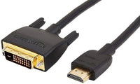 Thumbnail for Amazon Basics HDMI A -zu-DVI-Adapterkabel, 1.8 m, Nicht für den Anschluss an SCART- oder VGA-Anschlüsse, Schwarz