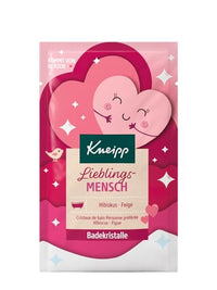 Thumbnail for Kneipp Badekristalle Lieblingsmensch, Sachet mit naturreinem Tiefensalz und mit hochwertigem Hibiskus- und Feigenextrakt, fruchtig-floraler Duft, 60g im Sale