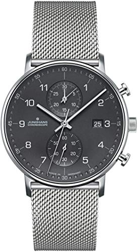 JUNGHANS Herrenuhr Chronoscope Form C 41/4877.44 im Sale