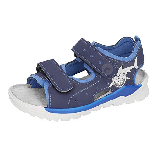 RICOSTA Jungen Trekking Sandalen SURF, Weite: Mittel (WMS),waschbar, outdoor-sandale sport-sandale profilsohle kinder,nautic/azur,33 im Sale