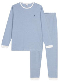 Thumbnail for Petit Bateau A0BOR Langarm-Pyjama Jungen Beach/Marshmallow 14 Jahre im Sale