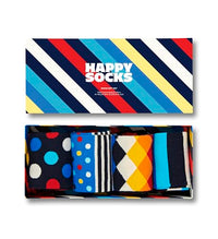 Thumbnail for Happy Socks Herren 4 pak stribet gave boks Socken, Mehrfarbig, 41-46 EU im Sale