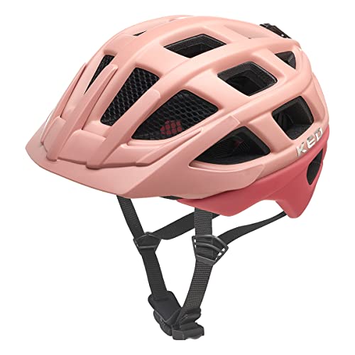 KED Unisex Jugend Kailu Fahrradhelm, Dusty Coral pink matt, M (53-59cm)