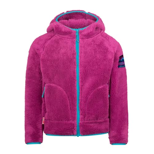 Trollkids Mädchen Fleecejacke Borgund, Helle Beere/Dunkeltürkis, im Sale