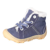 Thumbnail for RICOSTA Jungen Barfußschuhe ELIA, Baby und Kleinkinder Lauflernschuhe, Weite: Weit, terracare,Barfuß-Schuh, schnürschuhe, lammfell, See (170), 22 EU im Sale