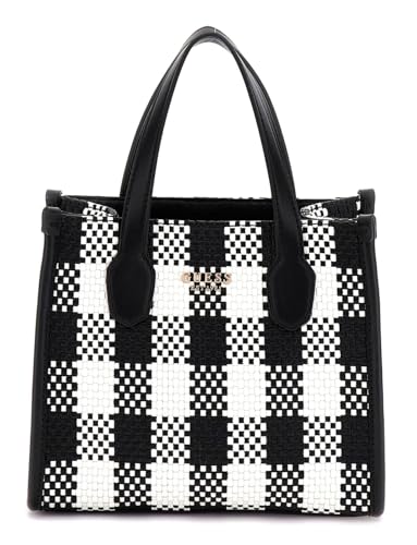 GUESS Silvana 2 Compartment Mini Tote XS Black Multi im Sale