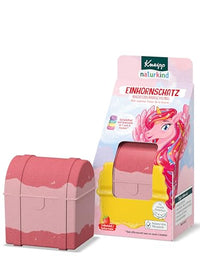 Thumbnail for Kneipp naturkind Badeüberraschung Einnhornschatz - Sprudelnde Badekugel für Kinder mit Überraschung - Badespass Einhorn Badeüberraschung Schatzkiste mit Knetseife zum Spielen und Reinigen - 1 Stück im Sale