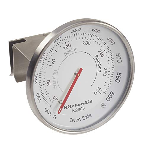 KitchenAid verstellbares Ofenthermometer zum Reinhängen, geeignet für Umluftöfen, Gasöfen oder elektrische Öfen, 40°C bis 320°C im Sale