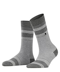 Thumbnail for Burlington Damen Socken Black Stripe W SO Baumwolle gemustert 1 Paar, Schwarz (Black 3000), 36-41 im Sale