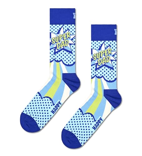 Happy Socks Super Dad Vatertag lustige Socken 41-46 im Sale