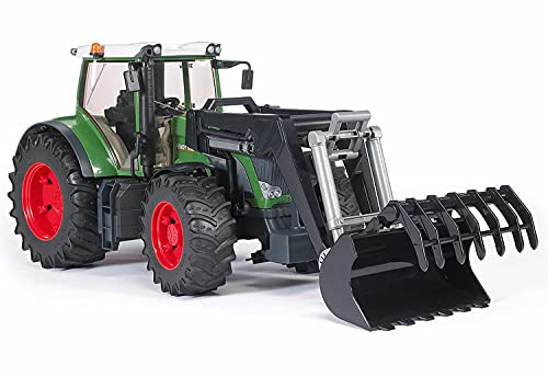 bruder 03041 - Fendt 936 Vario mit Frontlader - 1:16 Traktor Trecker Schlepper Bulldog Landwirtschaft Bauernhof Forstwirtschaft bworld Anhänger