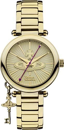 Vivienne Westwood Damen-Armbanduhr Kensington II Analog Quarz Edelstahl VV006KGD im Sale