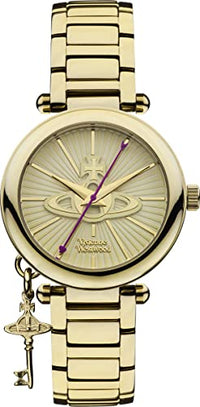 Thumbnail for Vivienne Westwood Damen-Armbanduhr Kensington II Analog Quarz Edelstahl VV006KGD im Sale