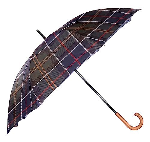 Barbour Umbrella Tartan Walker Olive Green (Dark) One Size im Sale