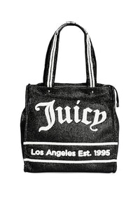 Thumbnail for Juicy Couture - Shopper Tasche aus stroh, schwarz-weiß (35 X 16 X 35 cm) im Sale