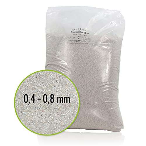 Höfer Chemie 25 kg Quarzsand Filtersand 0,4-0,8 mm für Sandfilter Pool Schwimmbad