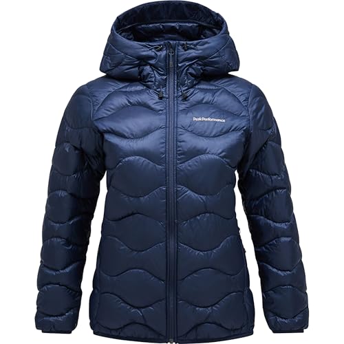 Peak Performance Damen Helium Down Hoodie Jacke, blue shadow, im Sale