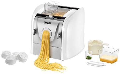 UNOLD 68860 NUDELMEISTER Pasta Nudelmaschine, Aluminium, Weiß