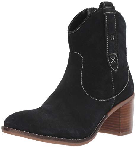 Hush Puppies Damen Hannah Mid Boot Stiefelette, schwarzes Leder