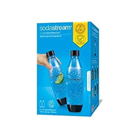 Thumbnail for SodaStream DuoPack Fuse, spülmaschinengeeignete Ersatzflaschen für SodaStream Wassersprudler mit Einklick-Mechanismus, 2x 1 L PET-Flasche, schwarz