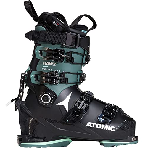 ATOMIC Damen HAWX Prime XTD 115 W C Skischuhe, Schwarz/Grün/Minzgrün, 37 EU